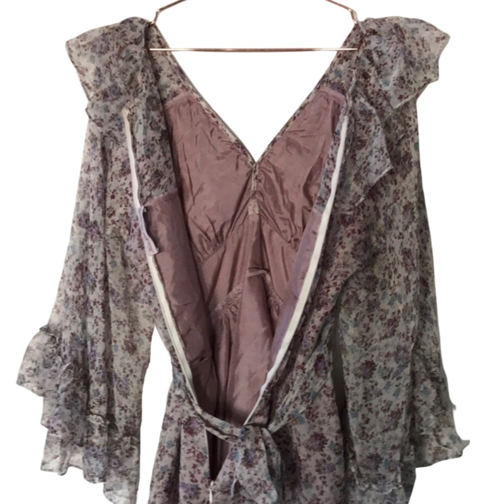 KITE AND BUTTERFLY NWT 100% Silk Dress - Picture 7 of 11
